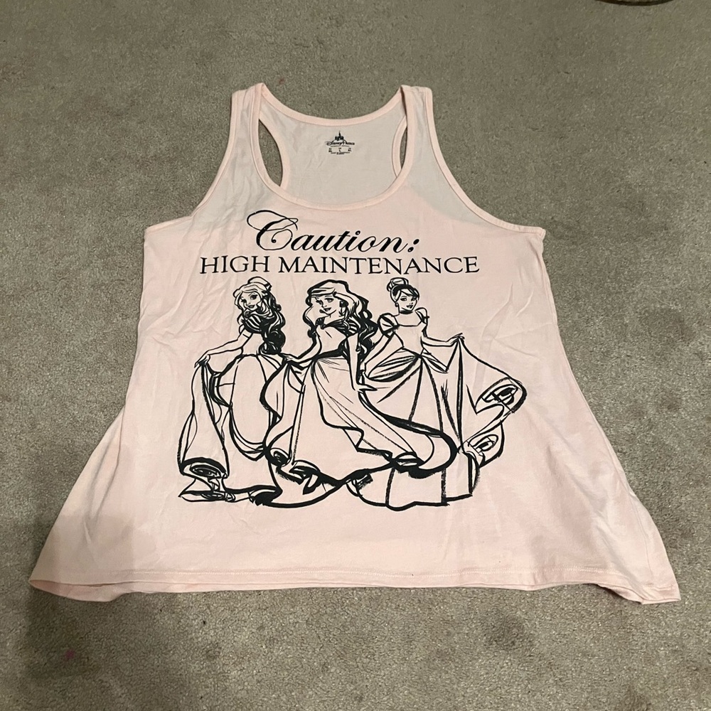 Pink Disney Princess Tank Top